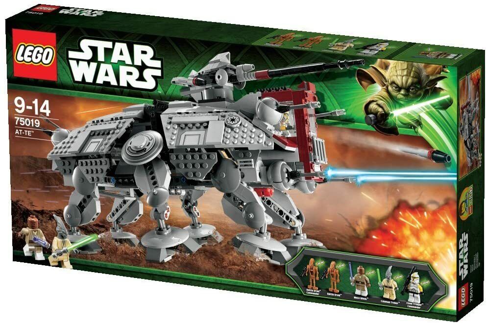 Lego 75019 Star Wars Clone Wars AT-TE Walker Retired Hard to find Set New  Sealed