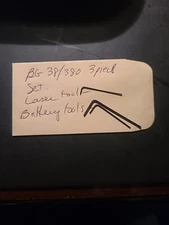 Smith Wesson BG 380 Battery Cover Hex Key Tools 3 Pcs. With Laser Adjust Tool!