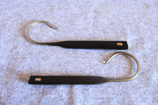 victory vintage eyeglass temples black fade 5-3/4 nos