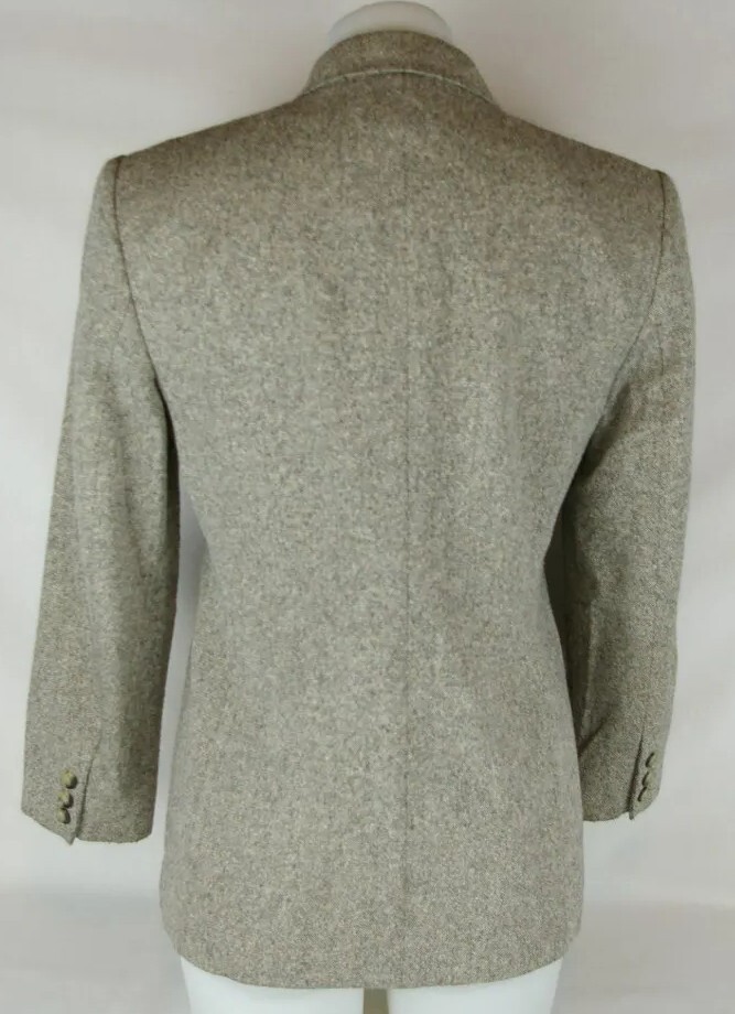 Talbots Petites Gray Fully Lined  2 Button Wool B… - image 5