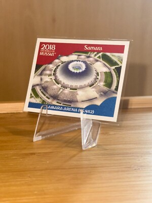 Panini Russia World Cup 2018 Stadium / Arena Sticker - MADE IN ITALY / PINK BACKS