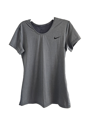 Nike Pro Cool Womens Dri-Fit Shirt XL Grey SS NWT Runs Small
