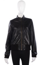 Wonderful Musto Women's Soft Leather Jacket Black Size 14
