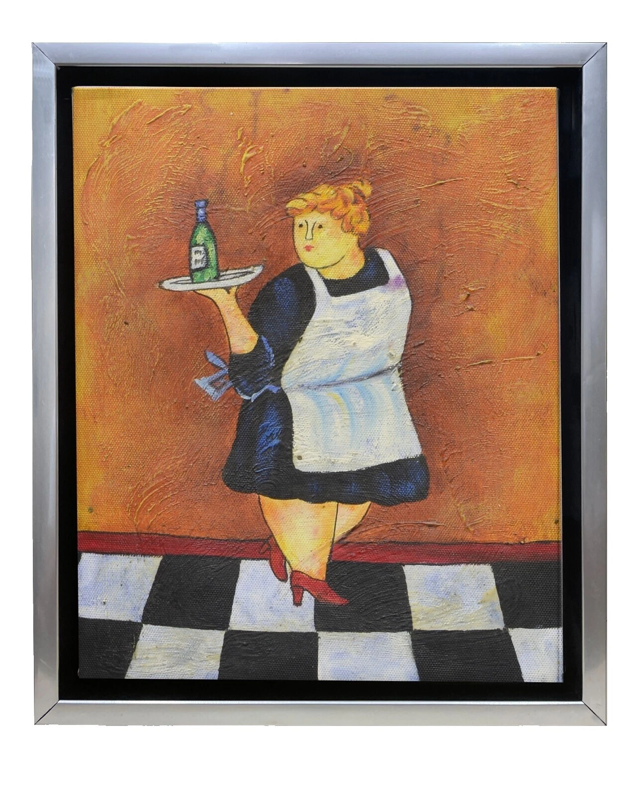 Vino Modernismo Lona Arte Pinturas