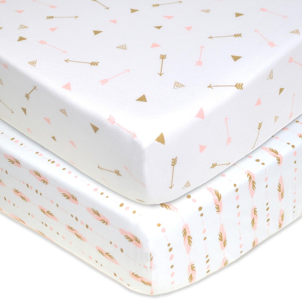2 Pack Fitted Crib Sheets 28