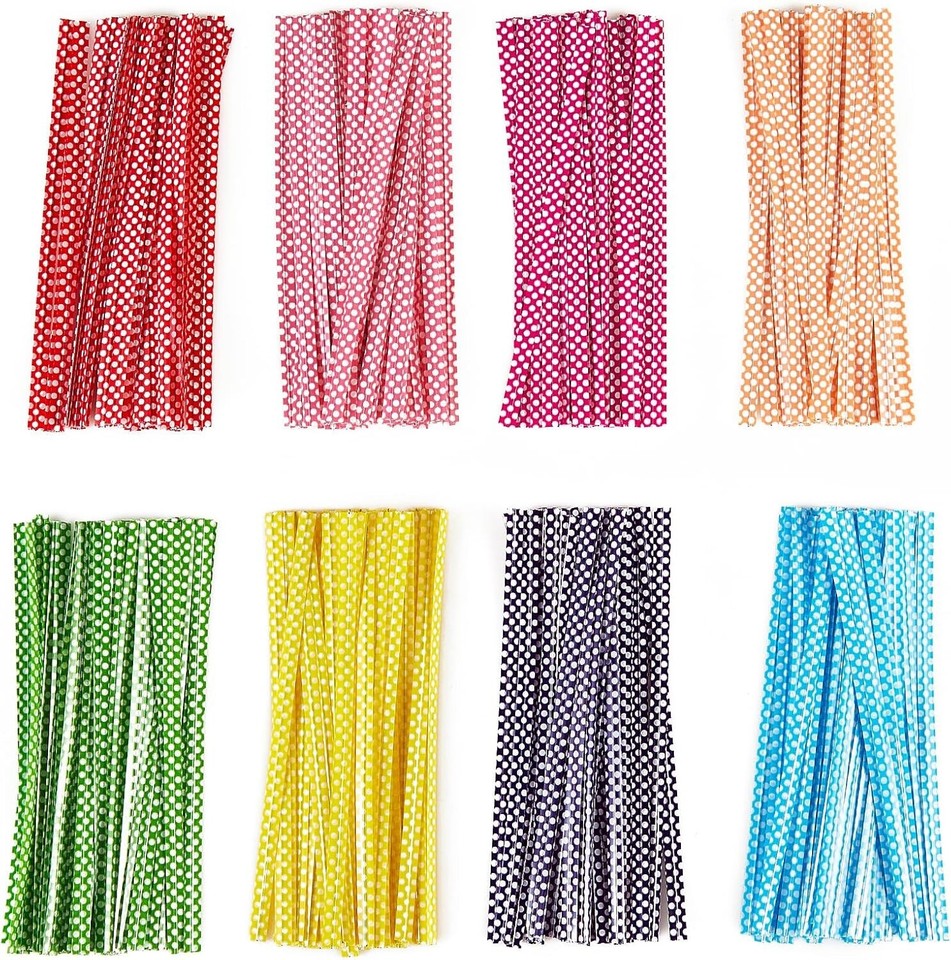 500 Attaches Papier Twist Ties Blanches Réutilisables - Pour Sachets, Pain, Bonbons