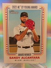 2023 Topps Heritage High Number Award Winner Sandy Alcantara Marlins #AW-3