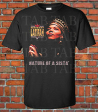 Queen Latifah Nature Of A Sista 90s Style Bootleg Vintage Tee Graphic Hip Hop Ra