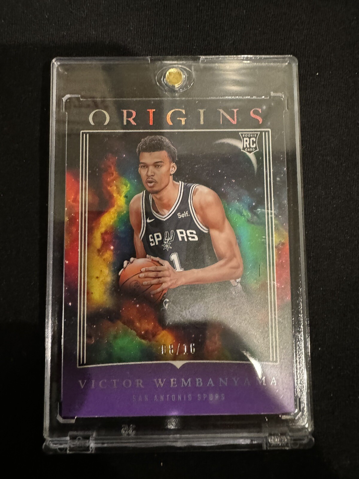 2023 Victor Wembanyama RC Origins Purple 8/16 Rare