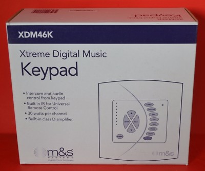 M & S Integrated Homes Technologies Xtreme Digital Music Keypad XDM46K