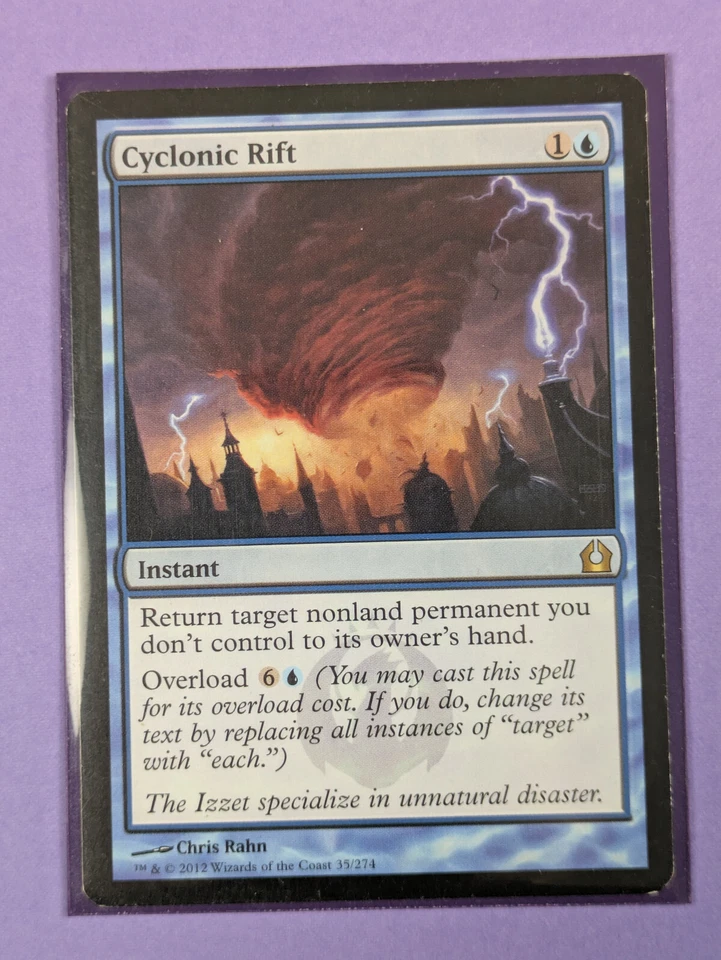 MTG Magic The Gathering: Return to Ravnica: Cyclonic Rift Rare #35/274 - LP - Image 4 of 4