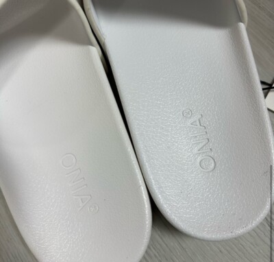 Onia - Men\'s Pool Slides - White (Size 9) Onia Men main image 2