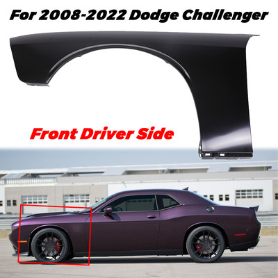 Front Left Driver Side Primed Fender for Dodge Challenger 2008-2022 68275471AA