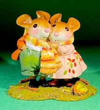 Wee Forest Folk M-456 LOVER’S KNOT IN FALL. Fast Free Shipping!