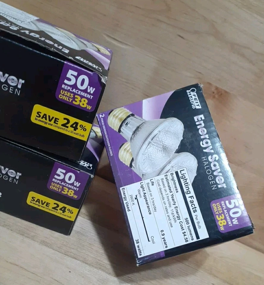 3[2PACK]: FEIT Electric 50WATT[38W] FLOODLIGHT IN/OUT 38 Par20 ENERGY SAVER 500L - Image 4 of 4