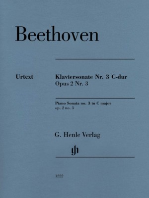 Beethoven Piano Sonata No. 3 C Major Sheet Music Op. 2 No.3 Book NEW 051481222