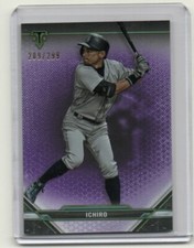 2021 Topps Triple Threads Base Parallel Amethyst Purple Ichiro 209/299 #87