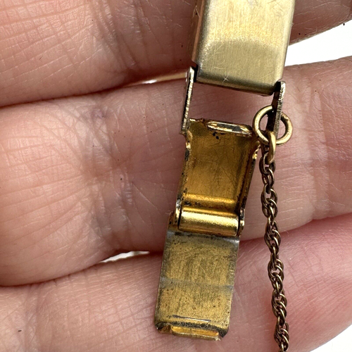 Vintage Seiko Quartz Watch Gold Tone New Battery Works 7D0684 DISTRESSED 6.75" - Picture 18 of 24