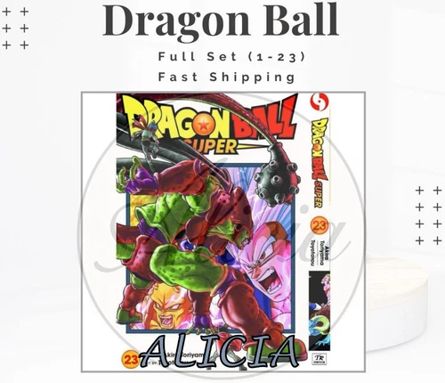 Dragon Ball Super Manga Inglés Vol 1-22 Juego Completo Cómics Nuevo Akira Toriyama
