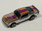Hot Wheels Redlines 450HP Mustang Stocker Chrome With Orange & Magenta Stripes