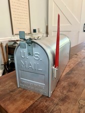 Vintage Steel City Mfg Co Galvanized Silver R...