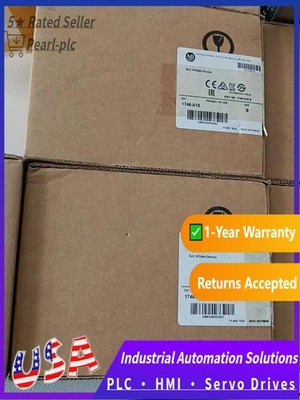 New Sealed Allen-Bradley 1746-A10 SER B SLC-500 PLC Chassis/Rack 10 Slots Module