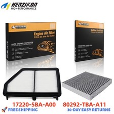 NEWEST ENGINE & CABIN AIR FILTER for 2016-17 CIVIC 2.0L ENGINE ONLY 2 pc SET