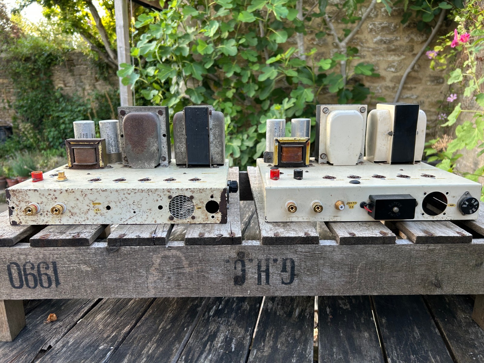 1963 and 1964 Compton Organ EL84 Valve Amplifiers For Restoration