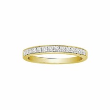 18ct Gold Jewelco London 0.35ct Diamond Dainty Band Eternity Ring 2.5mm
