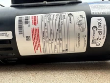 Century SQ1152 Pool Pump Motor 1-1/2 HP 230 v Square Flange 48Y