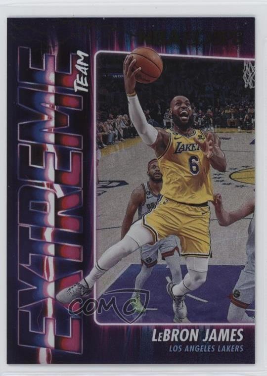 2023-24 Panini NBA Hoops Extreme Team LeBron James #10
