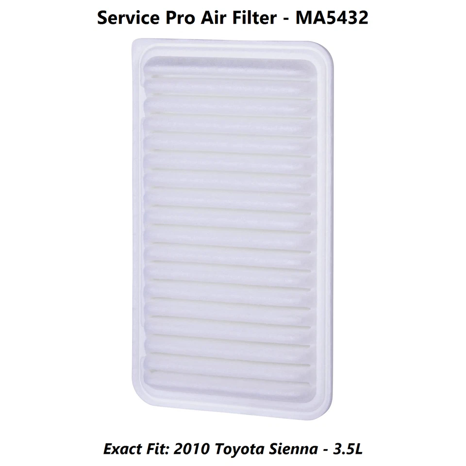2010 Toyota Sienna 3.5L Complete Oil, Air & Cabin Filter Kit (5W-30) Foto 4 de 4