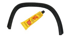 5303937182, Dryer Front Drum Felt, Upper Replaces Electrolux