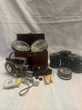 REVERE EIGHT MODEL 60 MAGAZINE 8MM MOVIE CAMERA Lenses Cases Reels Cartridge