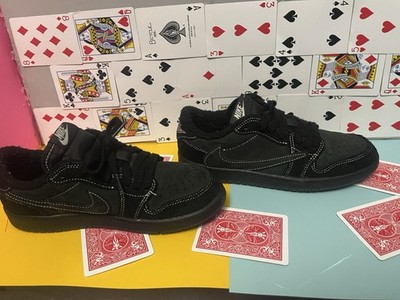 Nike Travis Scott Kids Size 3 Air Force 1 Barley Ever Worn
