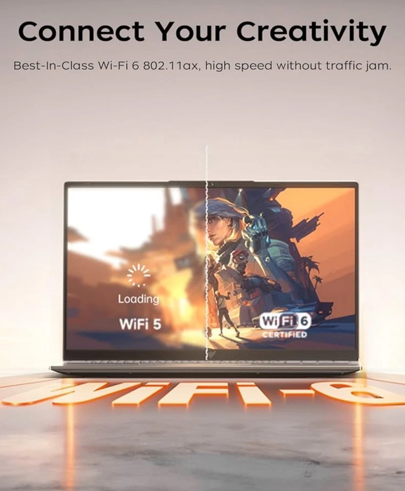 15.6" FHD Gaming Laptop FHD - AMD Ryzen 5 7430U (6C/12T up to 4.3GHz), 16GB RAM - Image 3 of 4