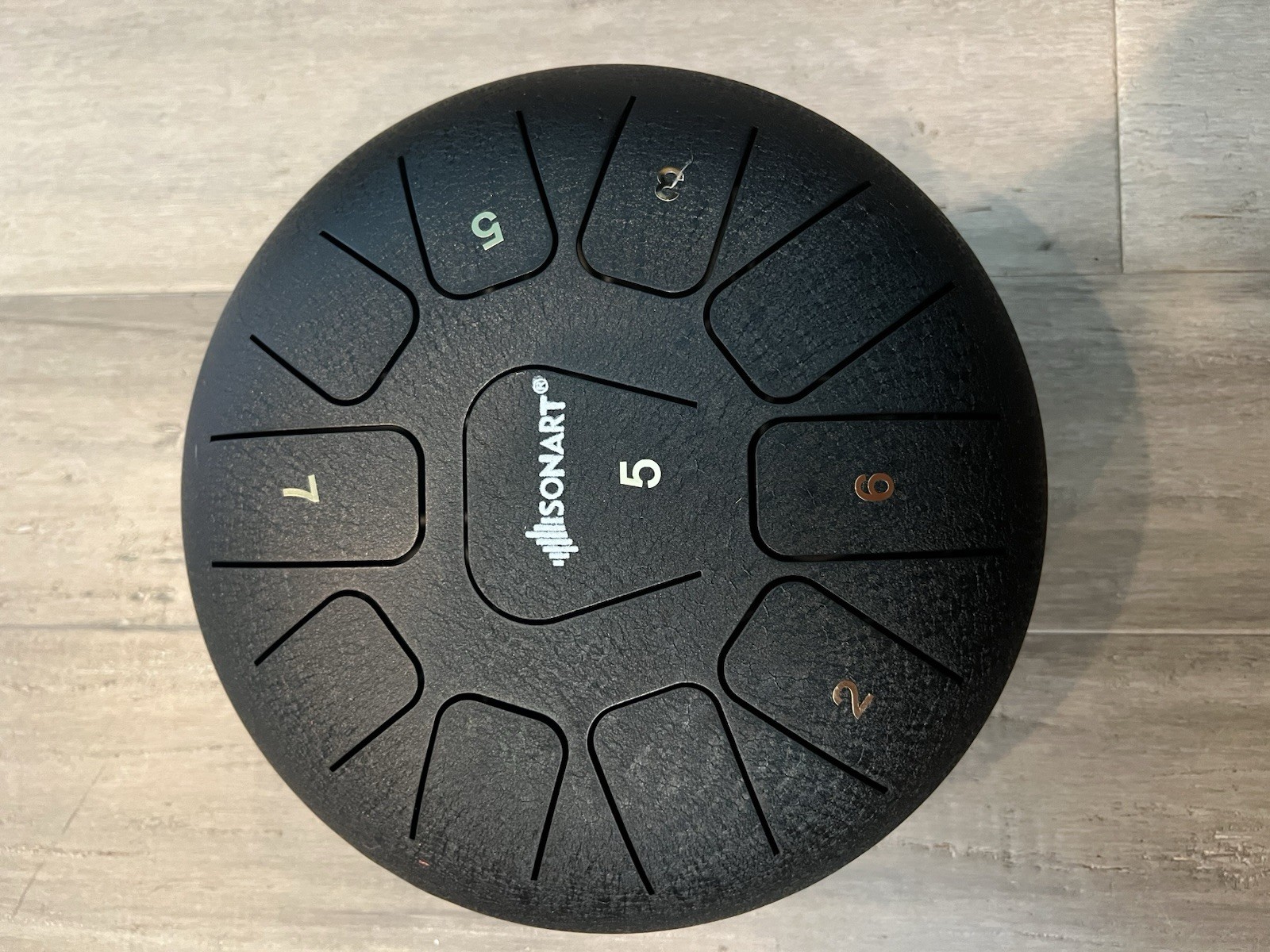 Sonart Steel Tongue Drum Black