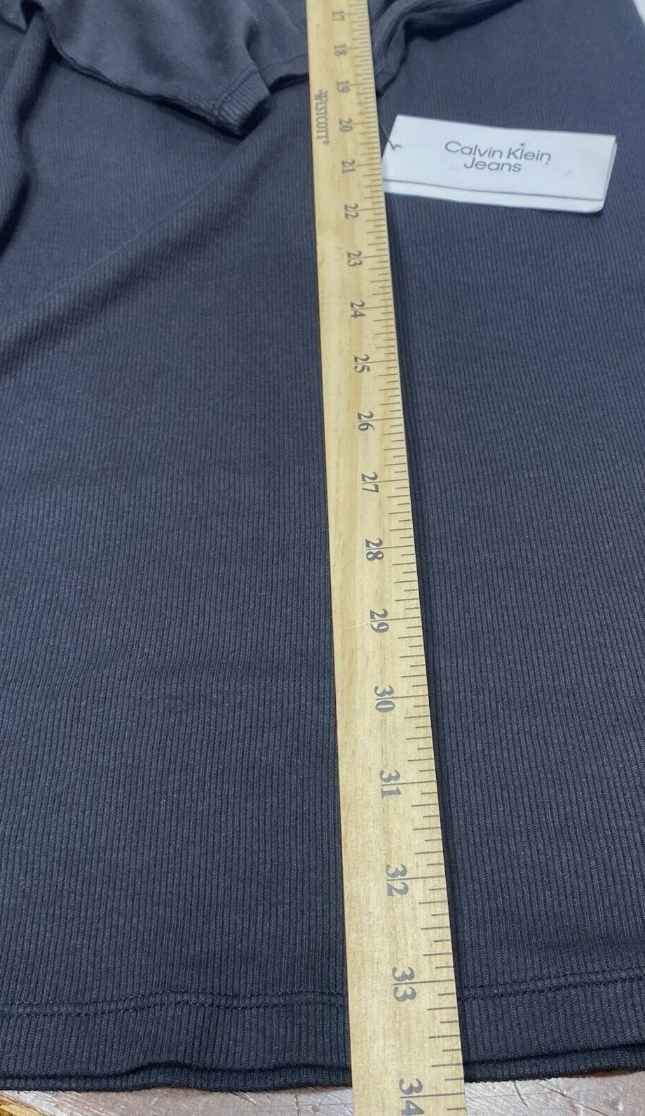 Calvin Klein Black Dress Women’s Small Long Sleeve Henley Summer Casual New thumbnail 12