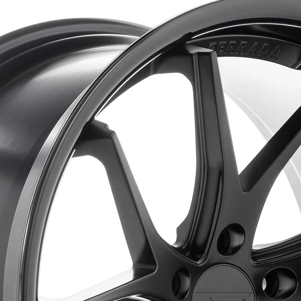 Ferrada FR2 Wheel 20x9 (35, 5x112, 66.56) Black Single Rim - Image 3 of 4