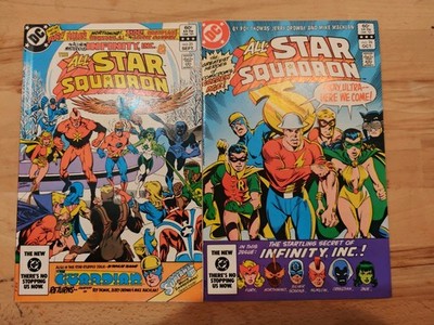 All-Star Squadron #25 #26 DC 1983 1st Infinity Inc. JSA Roy Thomas Lot US-Comic