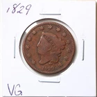 Photo of a 1829-P Large Cent from an eBay listing that sold on Jul 23, 2026