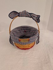 Longaberger 2002 Woven Memories Basket with L...