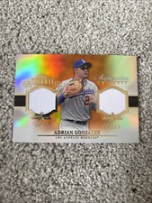 2013 Topps Tribute Adrian Gonzalez GU Dual Jersey Relic Orange /25 #SS-AG