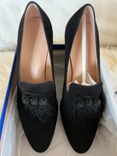 Stuart Weitzman Razmataz Tassel Black Suede H...
