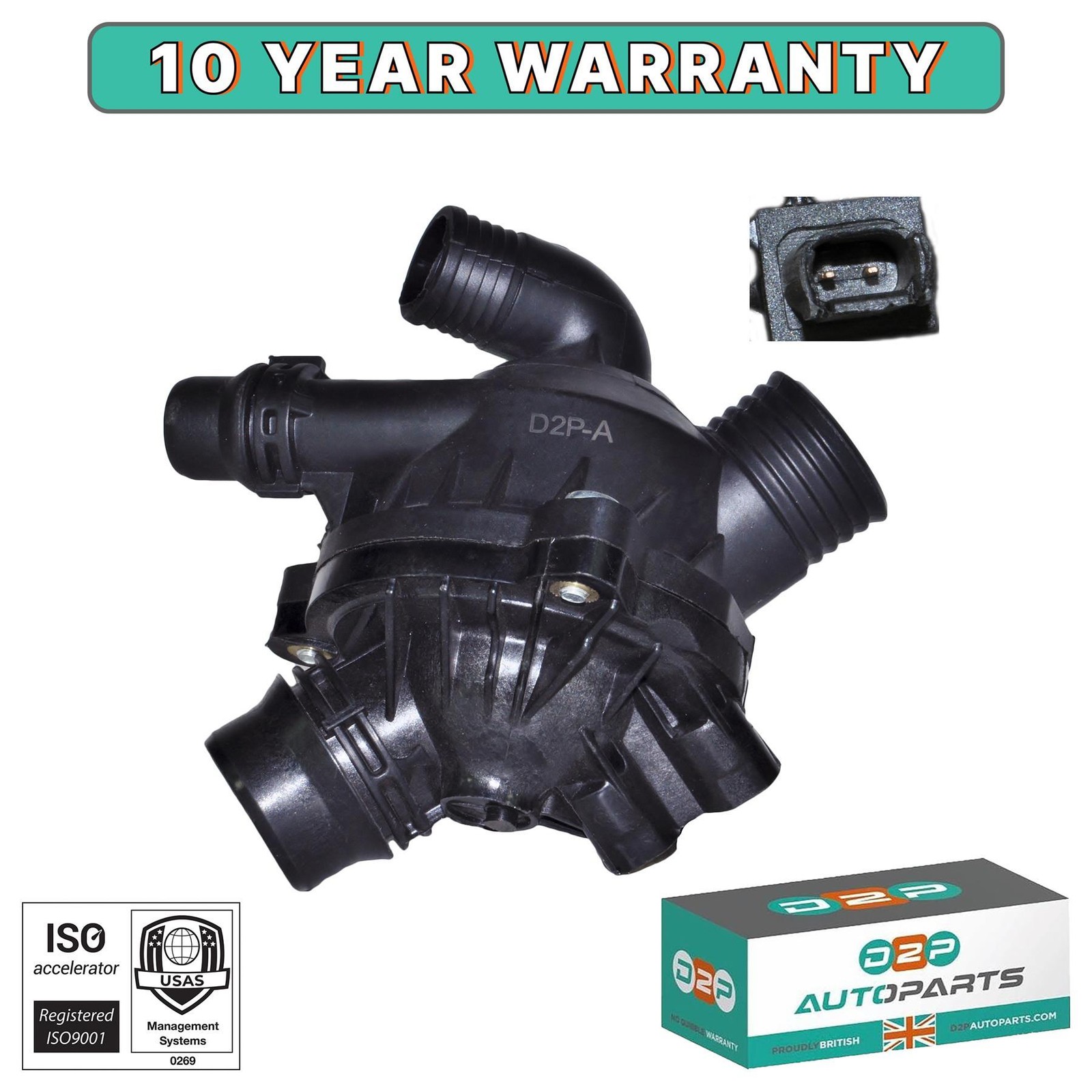 THERMOSTAT HOUSING FOR BMW X5 E70 X6 E71 E72 XDRIVE 11537550172 7550172 2006-14