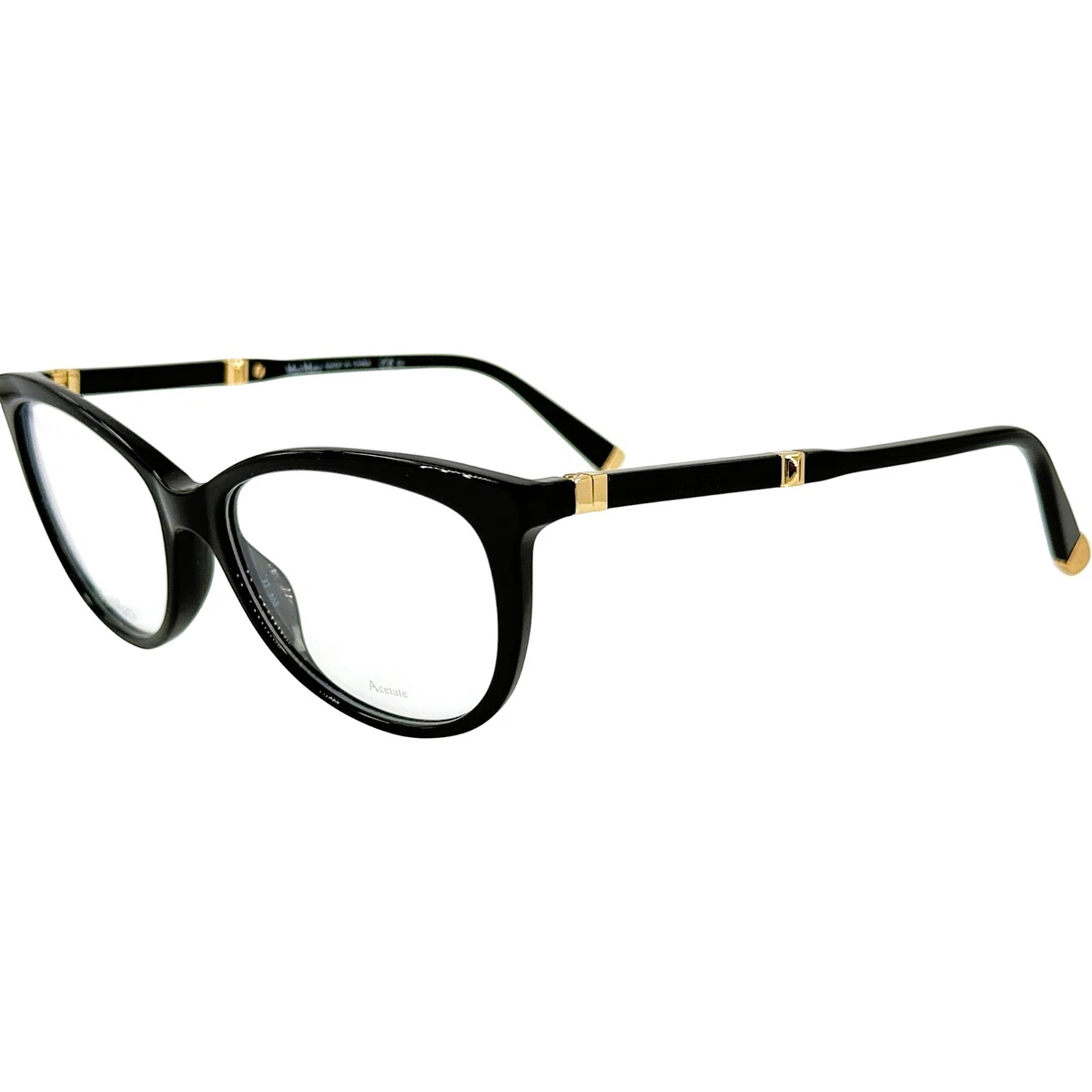 Max Mara MM5120 001 Butterfly Eyeglasses 55mm - Black / Gold Kits.com -- Max Mara MM5116 main image 2