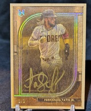 🔥2021 Topps Museum Fernando Tatis Jr Museum Wood Framed Autograph 1/1🔥