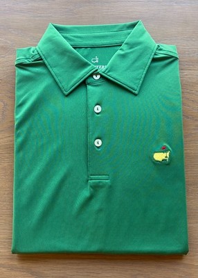 2026 Masters Tech Tournament Pine Green Golf Small Polo Shirt Augusta National