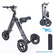 Topmate Es36 3 Wheel Foldable Mobilit Scooter Electric Trike W Removable Battery Topmate Es36 3 Wheel Foldable Mobilit Scooter Electric Trike W Removable Battery