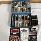 21 Vintage Star Wars Original Collectors Figures KENNER 1977 +Carry Case /Papers